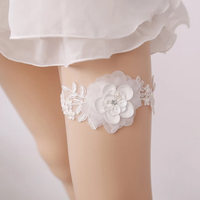 Jarretière Fleur Dentelle Porte-jarretelles De Mariage Fournitures De Mariage