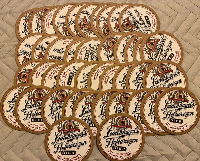 42 Leinenkugel Beer Indian Girl Head Bar Advertising Coasters Chippewa Falls