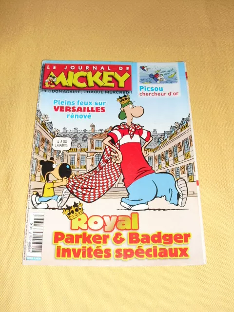 LE JOURNAL DE MICKEY N°2795 janvier 2006 Parker & Badger