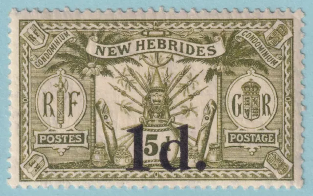 British New Hebrides 26  Mint Hinged Og * No Faults Very Fine! - Jhd