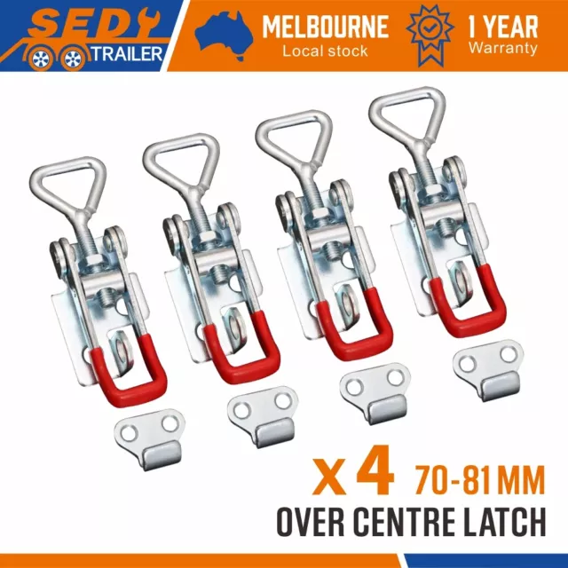 Over Centre Latch Small 4 Pcs Trailer Toggle Overcentre Latch Fastener UTE 4WD