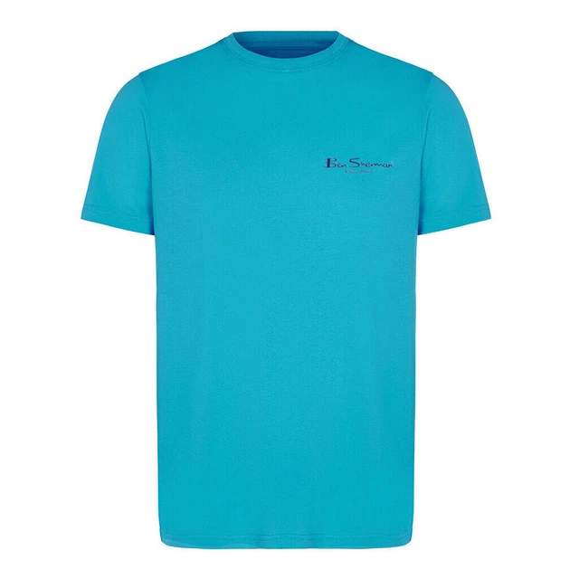 T-shirt casual Ben Sherman da uomo manica corta Aqua 0059994 Aqua DD15