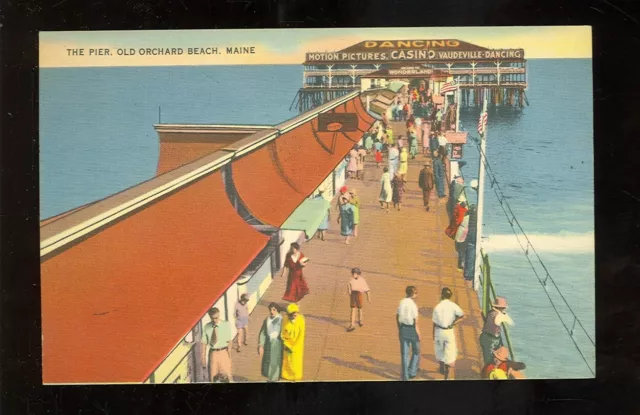 OLD ORCHARD BEACH, Maine, The Pier (OmiscME229 $5.99 - PicClick