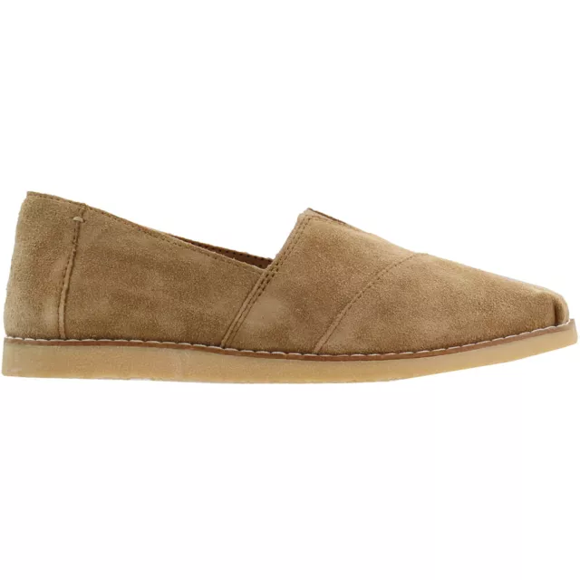 TOMS Alpargata Faux Crepe Slip On  Womens Beige Flats Casual 10010932