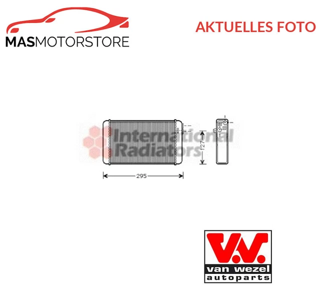 Wärmetauscher Innenraumheizung Van Wezel 37006116 P Für Opel Omega A,Senator B