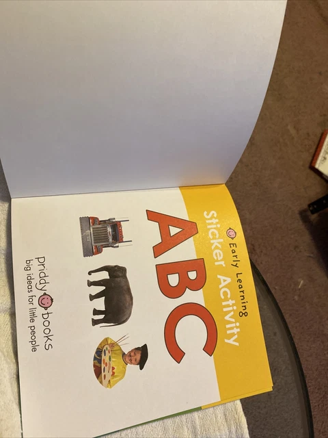 STICKER ACTIVITY: ABC [With Over 100 Stickers] by Roger Priddy EUR 6,29 ...