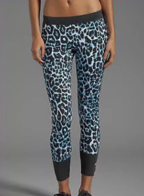 Adidas By Stella Mccartney Leggings Brand New Without Tags Leopard Print Xs Uk6