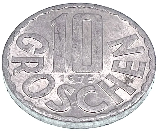World Coin: 1973 Austria - 10 Groschen (SKU 218)