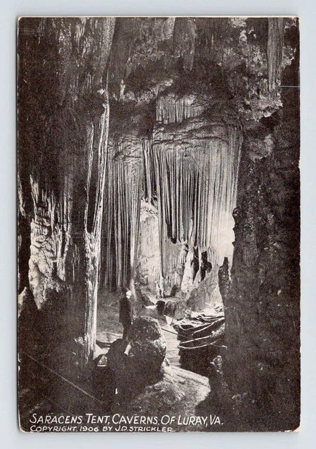 Saracens Tent Caverns Luray VA Virginia Antique Postcard UNP Unused DB c1906