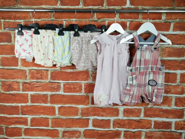 Baby Girl Bundle Age 3-6 Month Next J Conran Gap Etc Romper Dungaree Shorts 68Cm