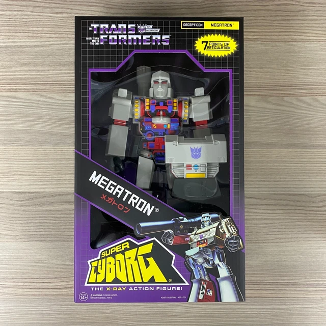 SUPER CYBORG X-RAY Megatron Decepticon Transformers Action Figure 7 ...