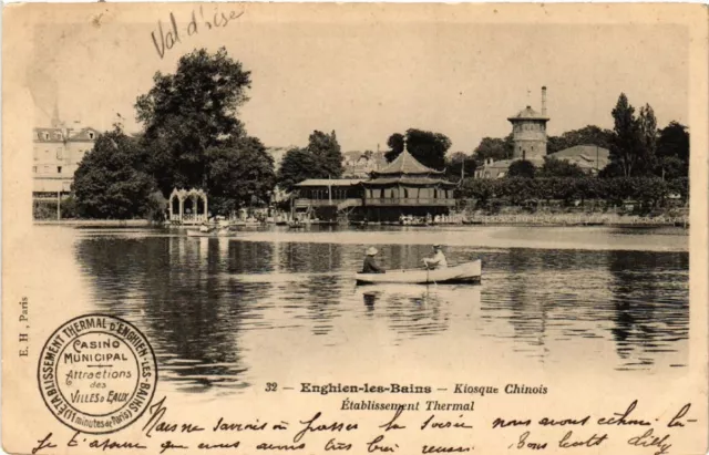 CPA ENGHIEN-les-BAINS - Chinese kiosk - thermal establishment (519511)