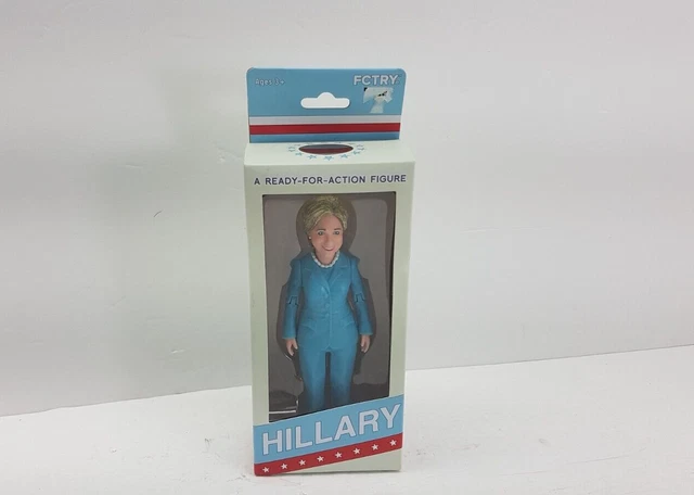 Hillary Rodham Clinton A Ready For Action Figure 6"  Collectable FCTRY 2016.