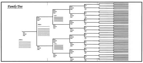Family Tree Chart Genealogy