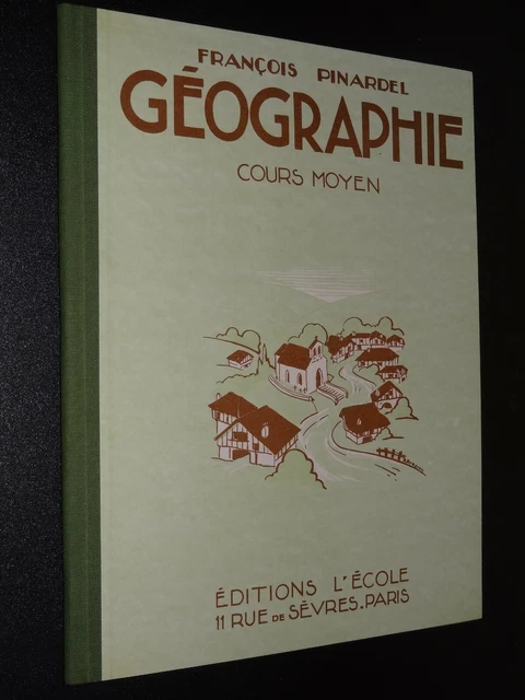 GÉOGRAPHIE COURS MOYEN 2ème année librairie Hachette François Villin