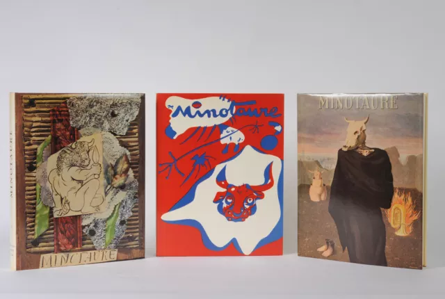 Revue Minotaure - Réédition Albert Skira de 1981 en trois volumes.