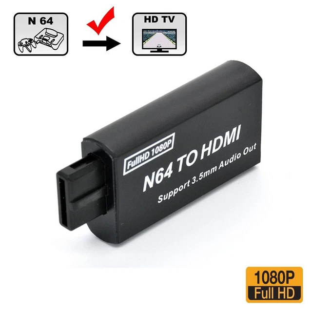 HDTV Converter Adapter für SNES & N64 & GameCube Konsole zu HDMI TV Anschluss - Shop