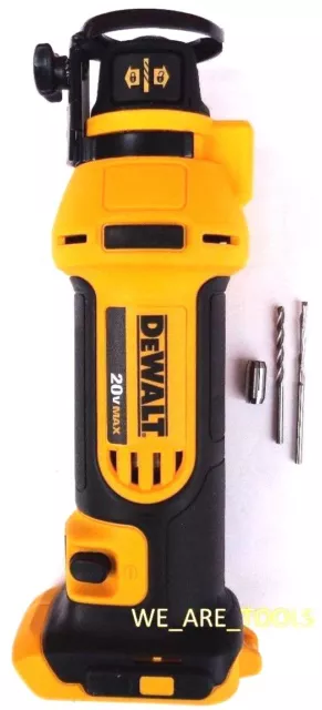 New DeWalt DCS551 20V Cordless Battery Rotary Drywall Cut-Out W/ 2 Bits 20 Volt