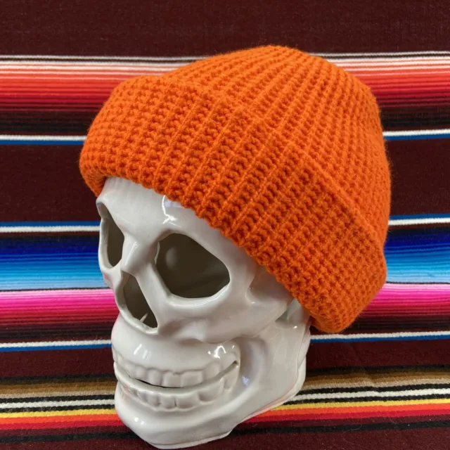 Wigwam Mills Blaze Orange Hunting Adult Knit Hat Winter Beanie Ski Cap USA Made