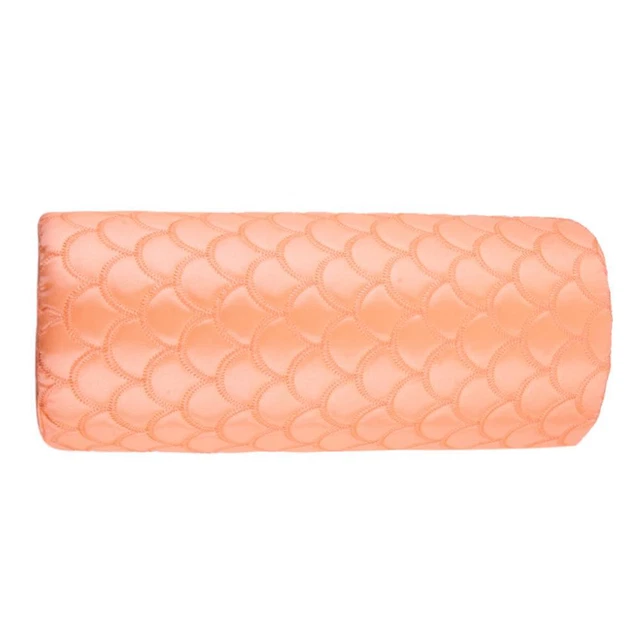 Fashion Nail Art Pillow Scale Semi-Circle Detachable Arm Holder(Orange)