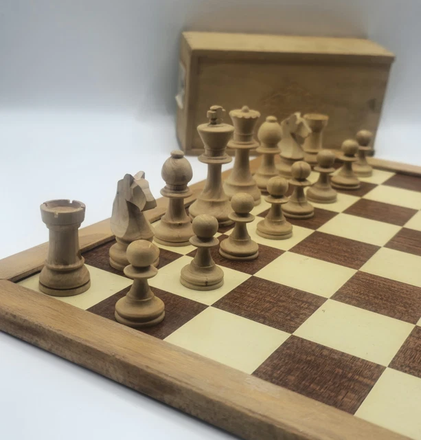 MAGNIFIQUE RARE JEU d'échecs échiquier chavet morize chess set T3