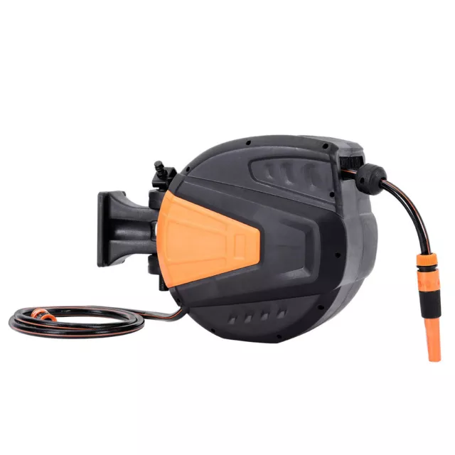 GARDEN WALL MOUNTED Retractable Hose Reel Cover Heavy Duty and Weatherproof  £21.13 - PicClick UK