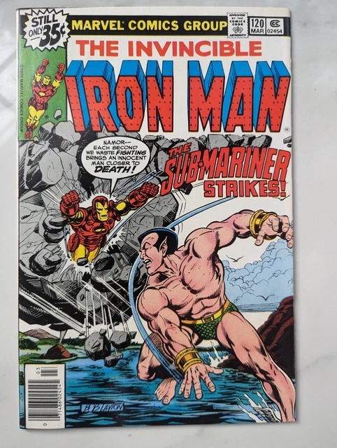 The Invincible Iron Man 120 Marvel Comics 1979 1st App Justin Hammer  VF/NM
