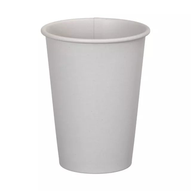 1000 Pack White Disposable Poly Paper Hot Tea Coffee Cup 10 oz.