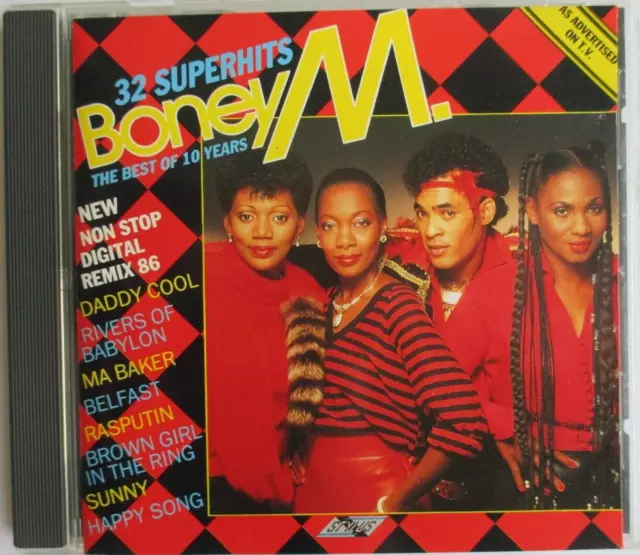 Boney M - Cd "The Best Of 10 Years" -  Titres Enchainès