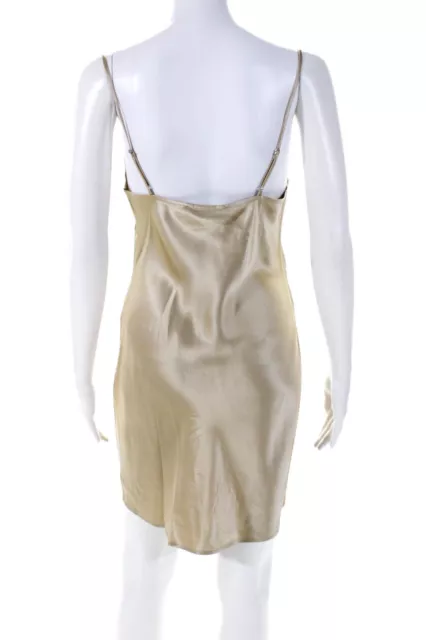 FLEUR DU MAL Womens Short Cowl Neck Slip - Bubbly Size S $158.01 - PicClick