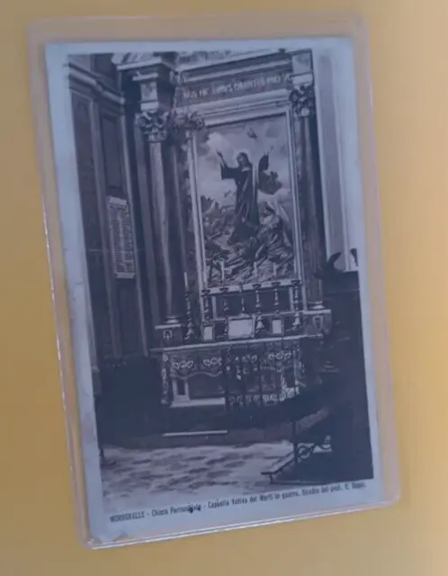 Cartolina Antica Morrovalle Chiesa Cappella Votiva Di Guerra Bonci Viagg Franc
