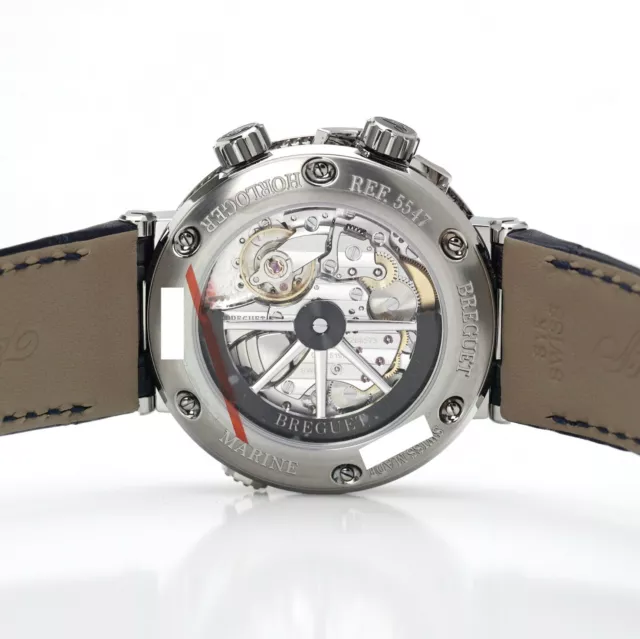 Breguet Marine Alarme Musicale Wristwatch 5547TI/Y1/9ZU Titanium 3