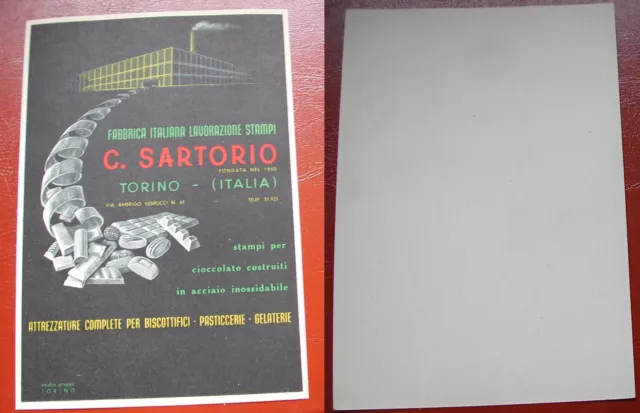Cartoncino Pubblicitario Sartorio Fabbrica Italiana Lavorazione Stampi Torino