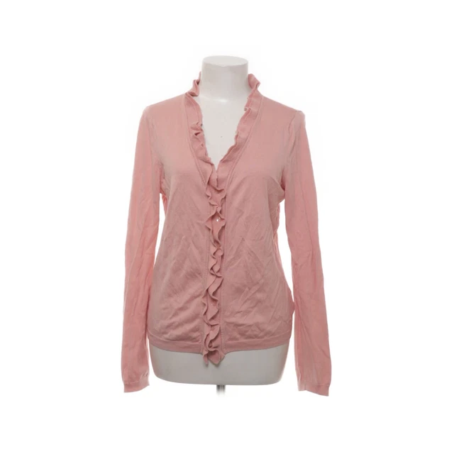 Talbots, Strickjacke, Größe: M, Pink, Viskose/Baumwolle, Einfarbig, Damen
