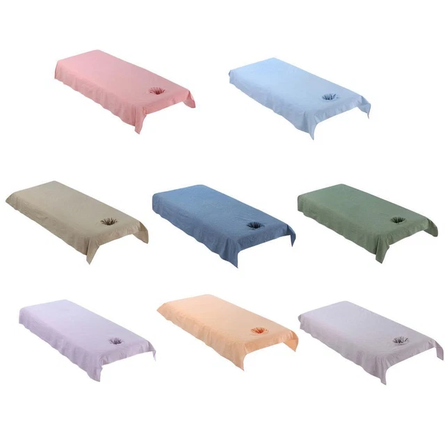 Mesa de masaje impermeable de algodón sábanas funda de sábana para