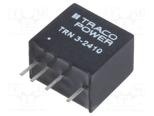1 pcs x TRACO POWER - TRN 3-2410 - Converter: DC/DC, 3W, Uin: 18÷36V, Uout: 3.3V