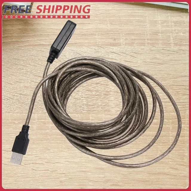 USB 2.0 MALE To Female Extension Line Cable High Speed Wire Data ...