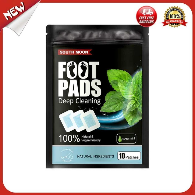 es Detox Foot Patches Natural Lavender Adhesive Plaster Improve Sleep (Mint)