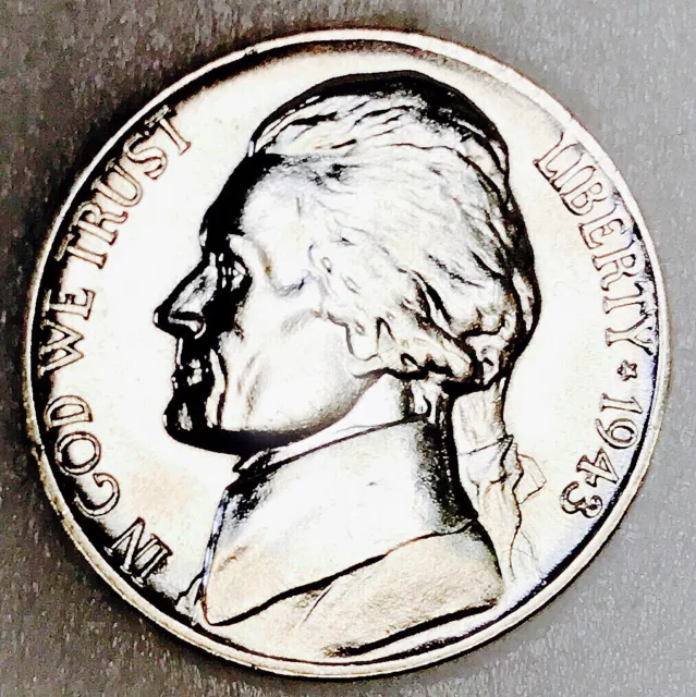 1943 D *Silver* War Nickel! Gembu+++Insane Quality! Best Of The Best!Nr#R223_582