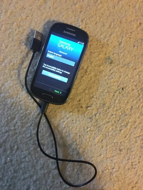 Samsung Galaxy Light SGH-T399N - 8GB - Black (MetroPCS) Smartphone Tested works