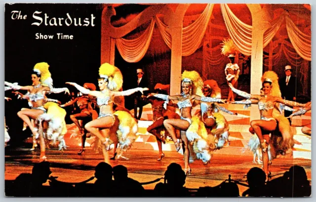 Vtg Las Vegas Nevada NV The Stardust Hotel Resort Casino Showgirls Postcard