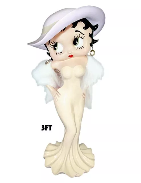 NEW Large Betty Boop Pink Madam 3ft Figurine Ornament