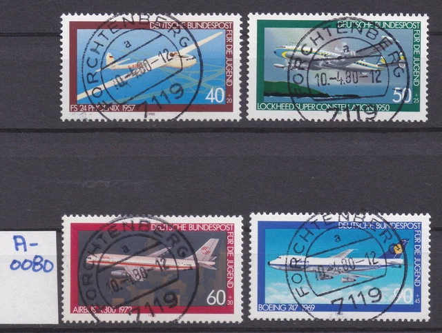 BRD - Mi 1040-43 - EST Ersttag - Vollstempel Forchtenberg - gummiert - A0080