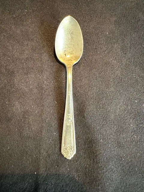 Vintage Regal Pure Silverplate Rex Pattern Demitasse Spoon by Wallace Flatware