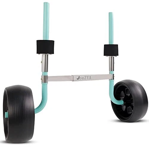 JouZYA Adjustable and Lightweight Sit on top Kayak cart Dolly | Hard & Airless