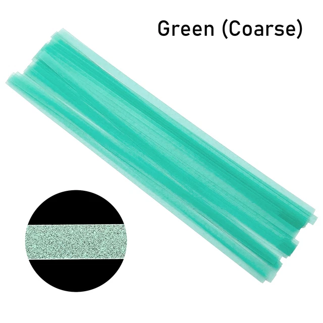 25-Piece Dental Polishing Strips Composite Resin Polyester Finishing Strip Green