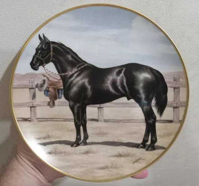 AK Kaiser The Quarter-Horse Noble Horse Collection Plate by Libby Turner 1988