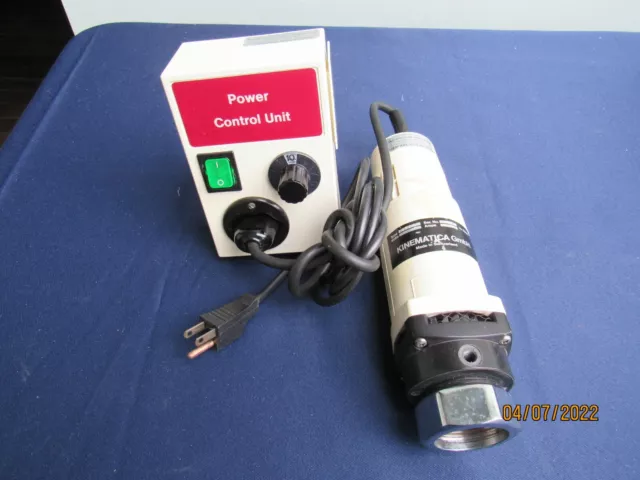 Brinkmann Polytron Kinematica PT10-35 Mixer & PCU11 Controller GUARANTEED