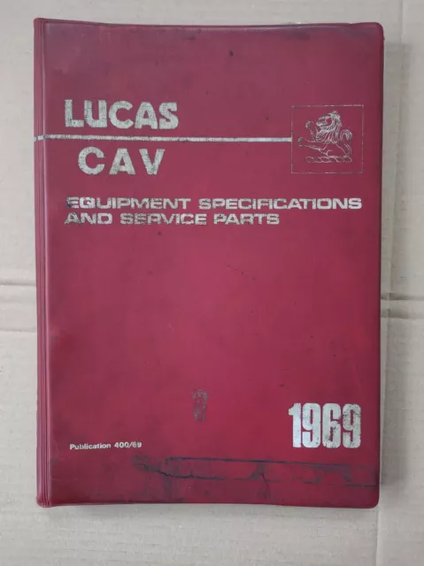 Lucas 1969 Parts Catalogue