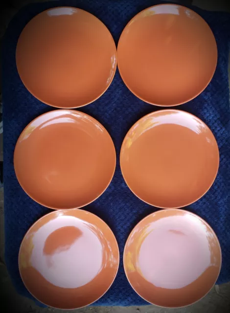 Burnt orange dinnerware top